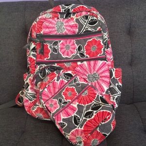 Vera Bradley backpack and lunchbox